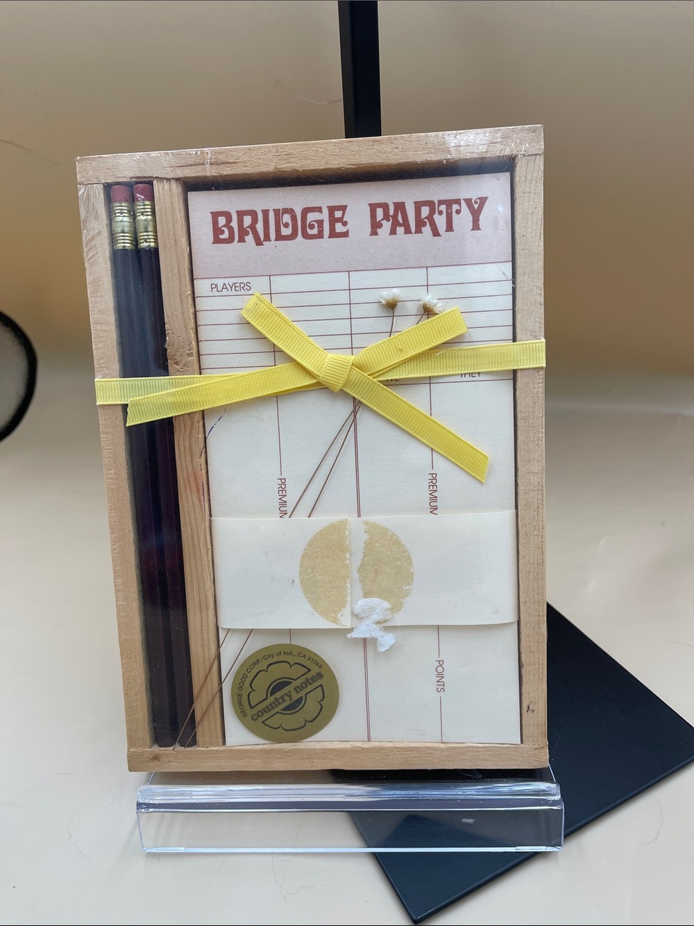Bridge Party Game Set  New in Package